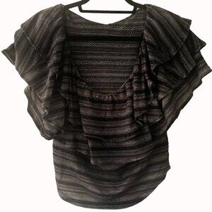 Free People Heirloom Ruffle Layered Top – NWT – XL